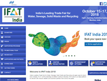 Tablet Screenshot of ifat-india.com